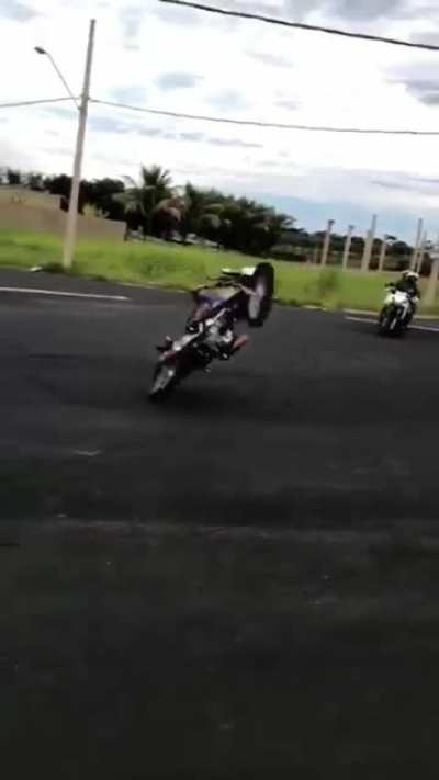 WCGW Doing a wheelie on the street