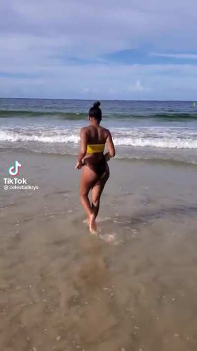 Black beach body