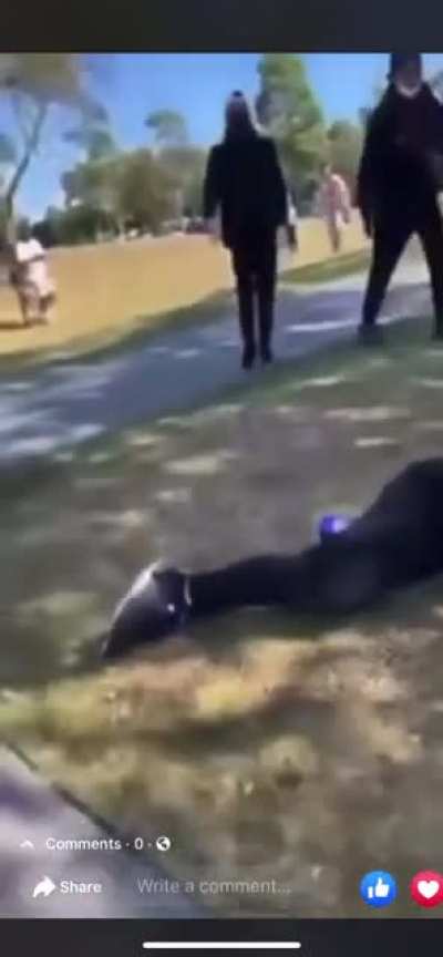fight ends brutally