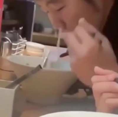 Thanks, I hate eating ramen through your nose