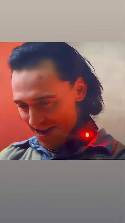 He looks to you throwgh the camera