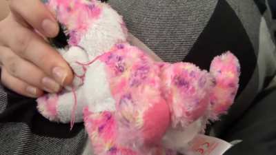 Farting on plush 