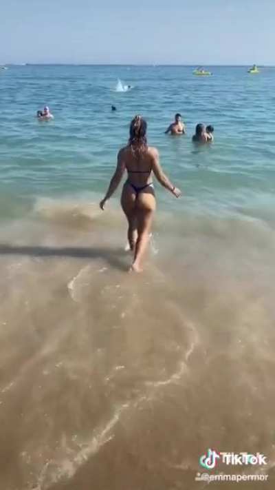 Showing her ass