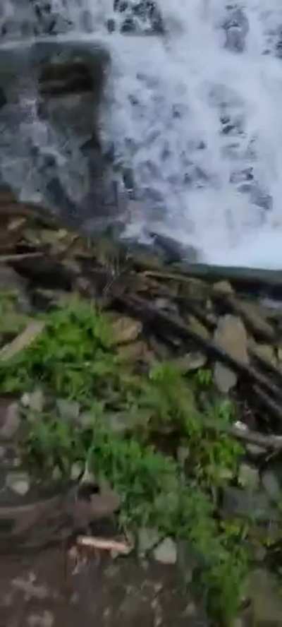 Gushy waterfall while he's deep in my throat