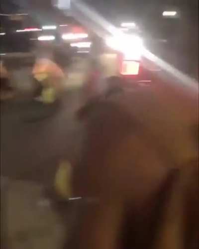 Group thot beatdown
