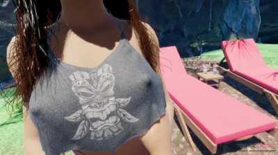 A cutting-edge cloth simulation, only for the pleasure