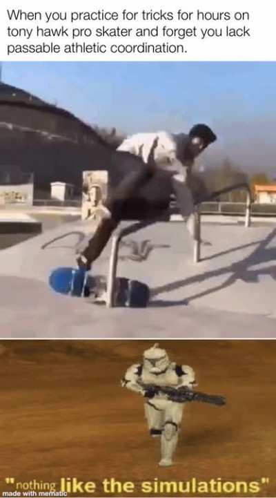 I don&rsquo;t understand, it worked when I used my tech decks
