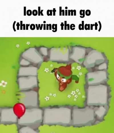 Look at him go