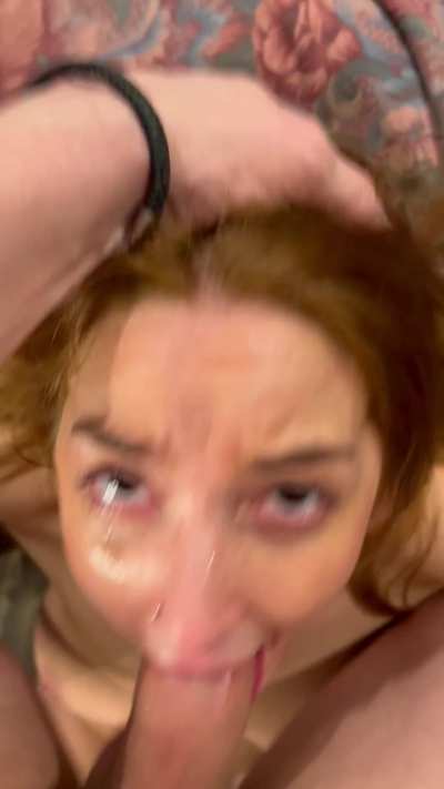 He used my mouth like it was his property