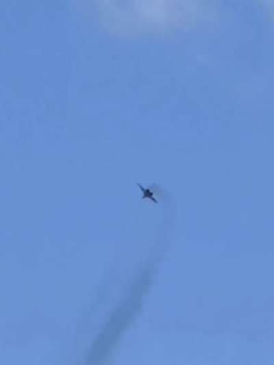 Ukrainian MiG-29 dropping french glide bombs AASM-250 "Hammer" on russian positions. Ukraine, Summer 2024