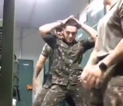 Brazilian Army's motto is "Strong Arm, Helping Hand", now I know why...