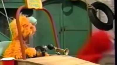 Off Elmo goes to Alaska