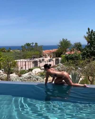 Pool side