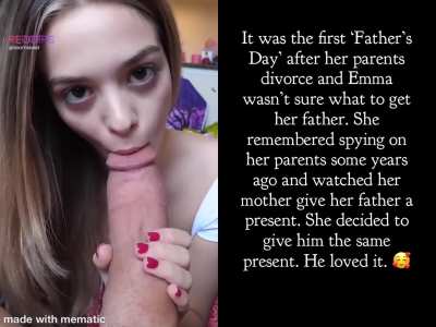 Emma gives the best Father&rsquo;s Day present