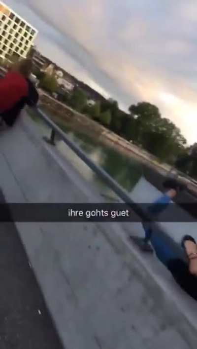 HMC while I jump in the water
