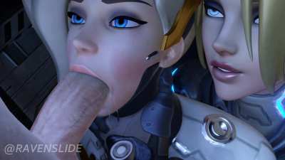 Mercy and Nova (RAVENSLIDE) [Overwatch]