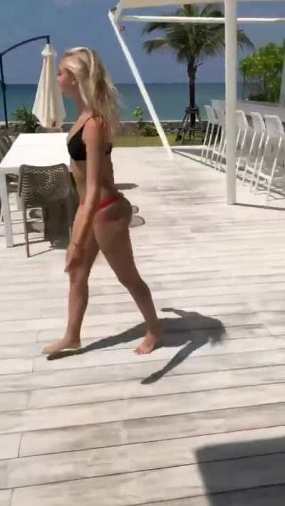 Jumping in the pool