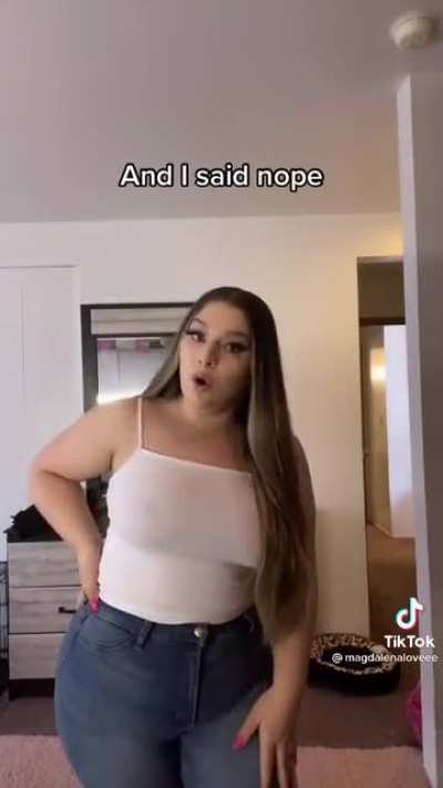 She showed her.