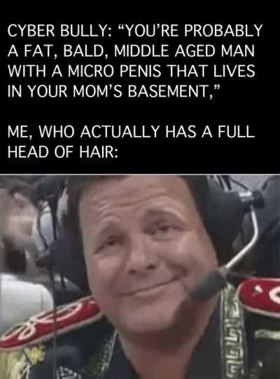 This idiot thinks I&rsquo;m bald