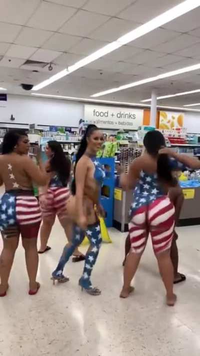 Just another day at Walgreens - 4th of July edition