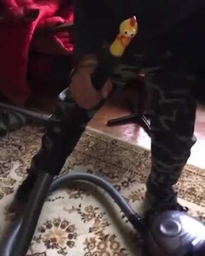 Poor thing is terrified :(