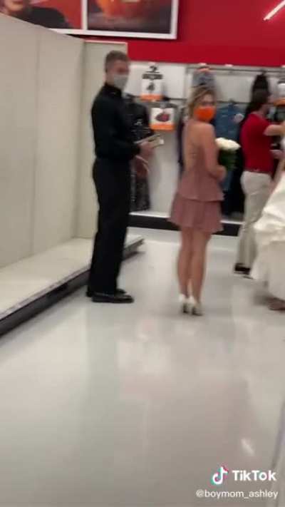 Bridezilla hunts down boyfriend and demands a public marriage at target