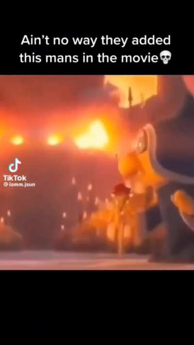 HES HERE