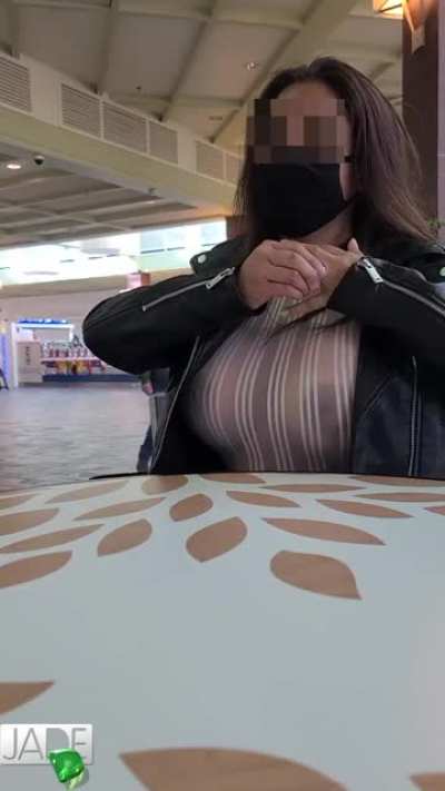 Me Just "Hanging Out" At The Mall