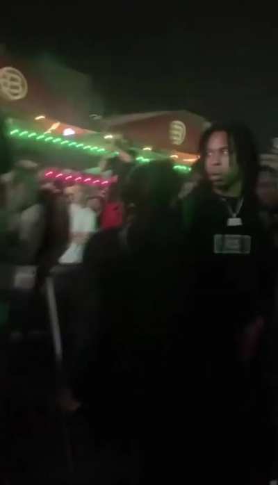 Opium beating up a security guard