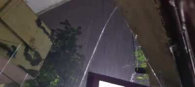 Soothing rain with lightning