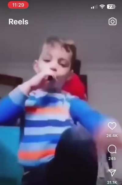 It&rsquo;s depressing that some kids have to grow up in this type of environment. Hopefully he&rsquo;ll get taken away from his parents and someone competent will adopt him.