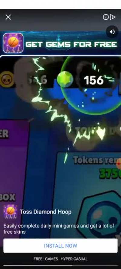 I found a stupid ad with brawl stars