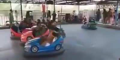 Taliban Squad riding bumper cars is one the most surprising things I've ever seen in my life ....