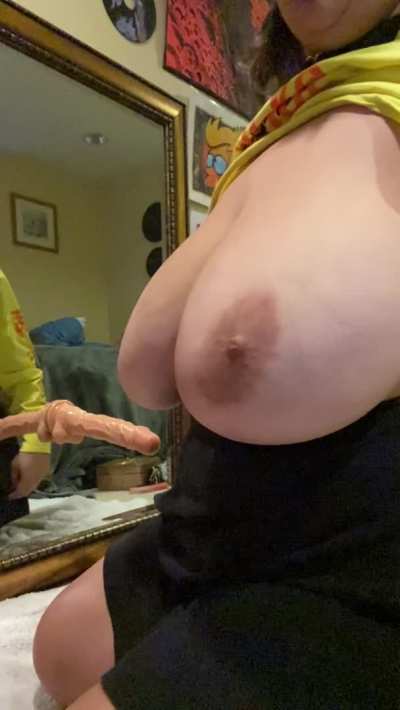 Slow titty drop.