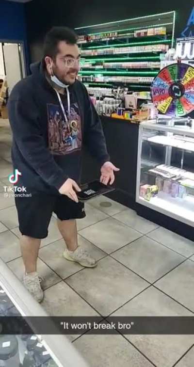 &ldquo;It won&rsquo;t break&rdquo; (not my video)