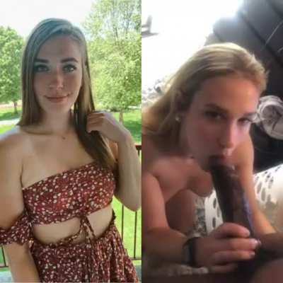 Goddess sucks a thick cock