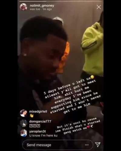 Juice&rsquo;s last instagram live snippet