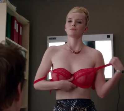 I've been jerking off all morning to Betty Gilpin's mighty titties.
