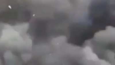 Russian soldier Decides to kick FPV Drone