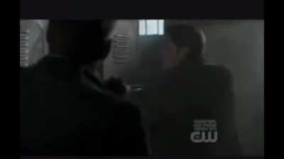 Dean Winchester gets scared by cat