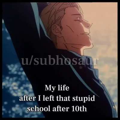 Not everyone has a good school life