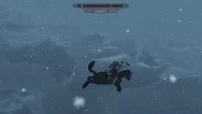 Normal skyrim gameplay