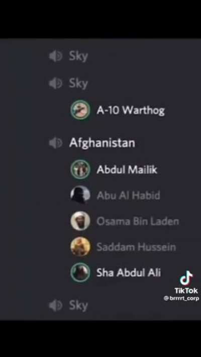 Average discord server: