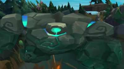 Wide blue buff but it gets bored and ends the game