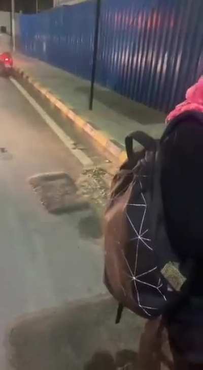 "Sharia Police" (muslim mob) harrassing a Muslim woman for riding with her Hindu colleague from her office to home.