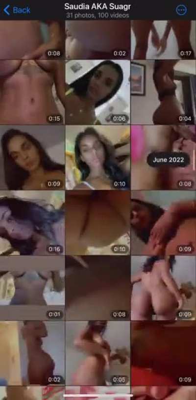 ($5) Saudia AKA Sugar 100 videos Including squirting and sextapes Message for Telegram Link