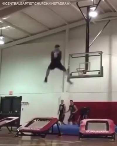 They shattered the backboard...