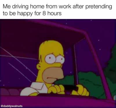 It&rsquo;s tough pretending to not be a depressed piece of shit