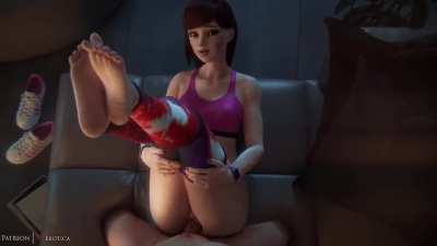 D.va In Workout Outfit (VGErotica) [Overwatch]