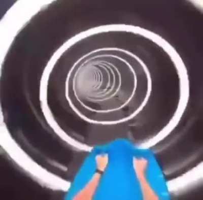 a man goes into the abyss